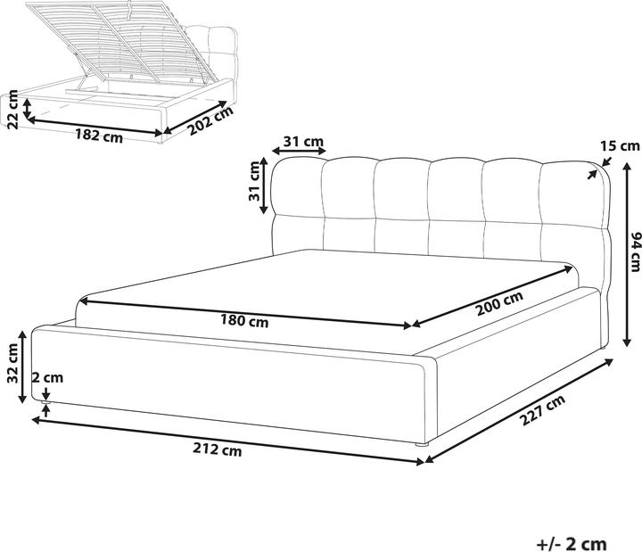 Image du produit Beliani Baston (180 x 200 cm)