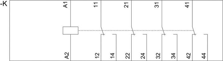 Produktbild Siemens Schaltrelais 24V/AC 4W IP00 22,5x28x35mm LZX:PT570524