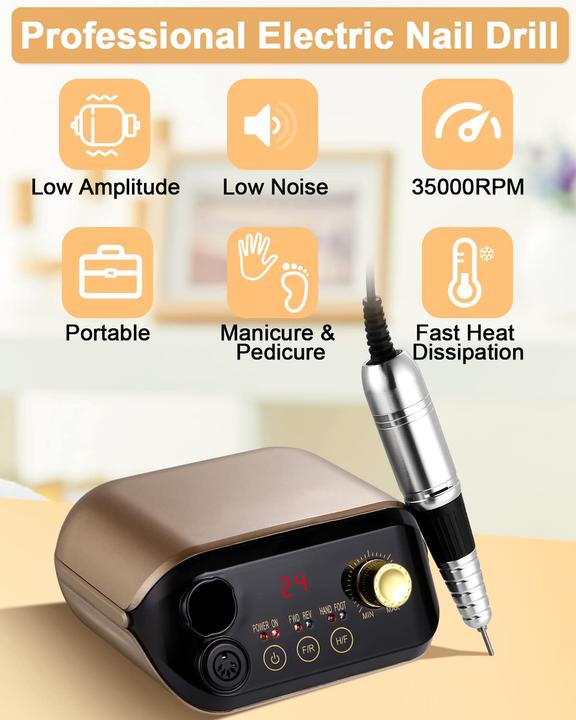 Immagine prodotto Neflsi Nagelfräser Set mit LED Display