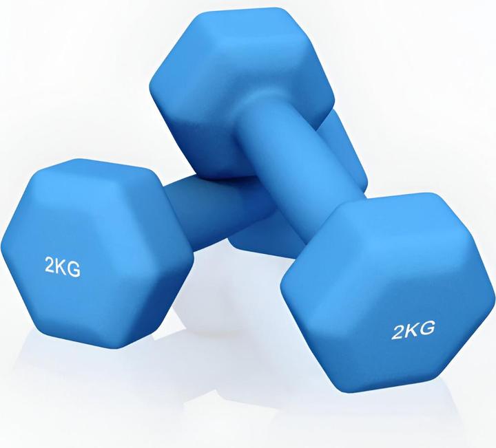 Immagine prodotto Gorilla Sports Hantelset Neopren 2 x 2 kg (2 x 2 kg)