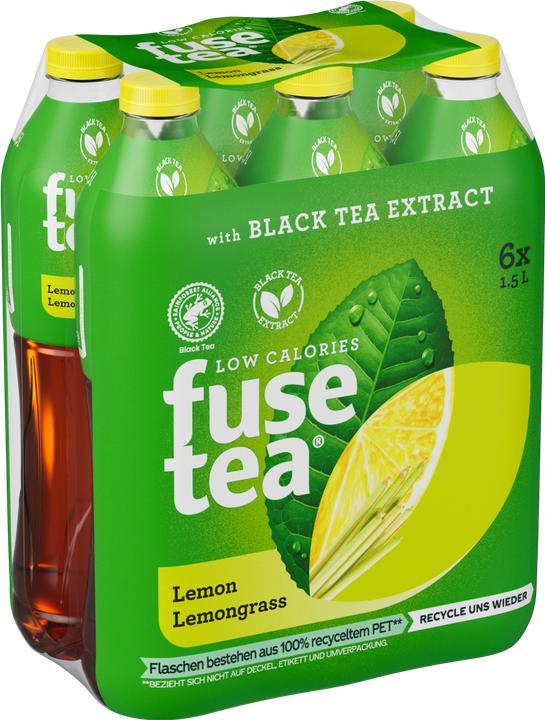 Actual product image Fusetea Lemon-Lemongrass (6 x 150 cl)
