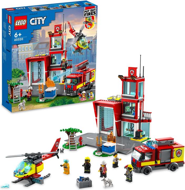 Produktbild LEGO Feuerwache (60320, LEGO City)