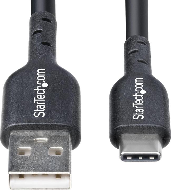 Produktbild StarTech Cable USB-A to USB-C 4m Black (4 m, USB 2.0, 15 W)