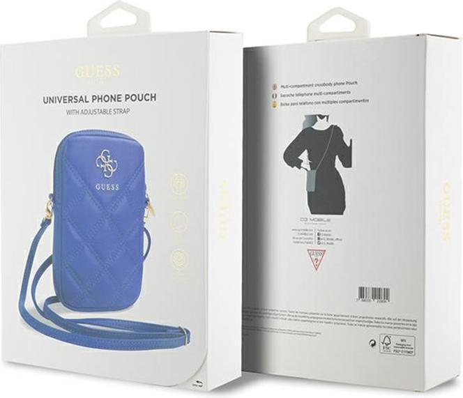 Immagine prodotto Guess Torebka GUWBZPSQSSGB niebieski/blu Zip Quilted 4G