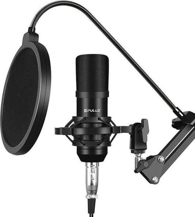 Actual product image Puluz Condenser microphone PU612B Studio Broadcast