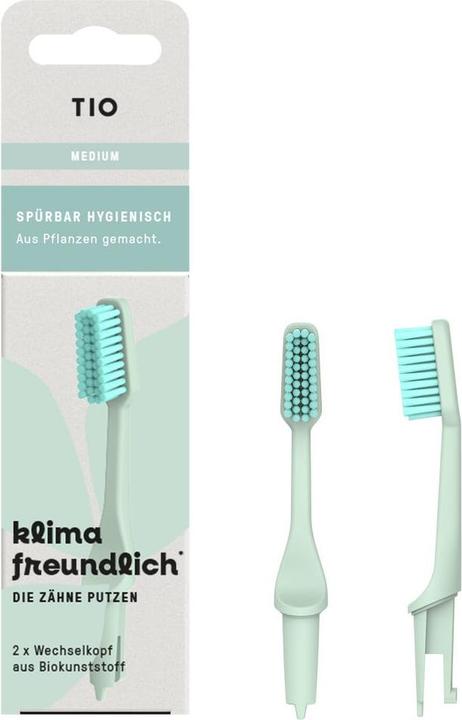 Actual product image TIO Tiobrush MEDIUM Refill (Medium, 2x)