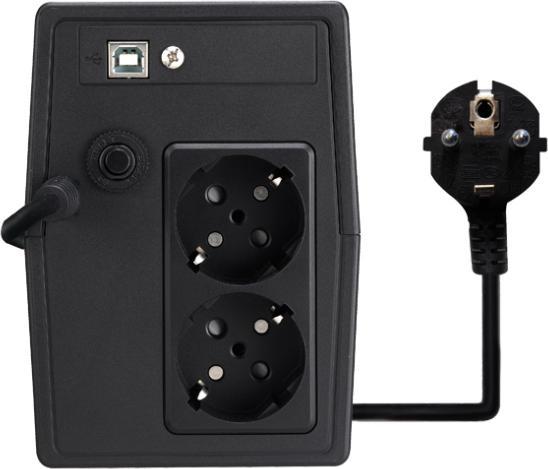 Actual product image Nilox UPS PREMIUM LINE INT. 1200VA A line interactive 1.2 kVA 840 W (1.20 VA, 840 W, Line-interactive UPS)