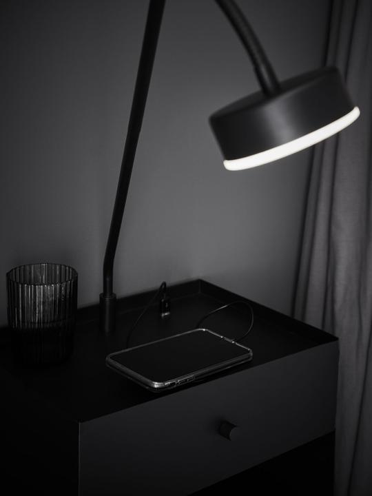 Produktbild Markslöjd MARKSLOJD Draw 1L Wandleuchte Schwarz (525 lm)