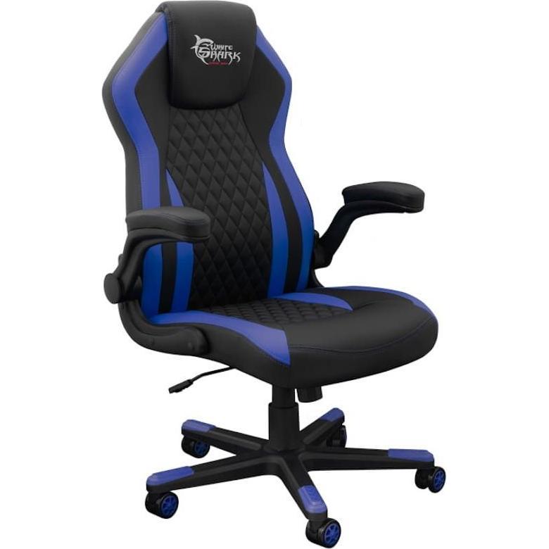 White Shark Gaming chair Dervish Gaming Chair, Black-blue (DERVISH-BL)
