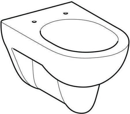 Produktbild Geberit Wand-Tiefspül-WC RENOVA mit Spülrand pergamon