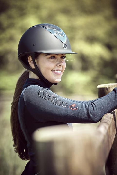Image du produit One K accessoire de casque d'équitation haut croco