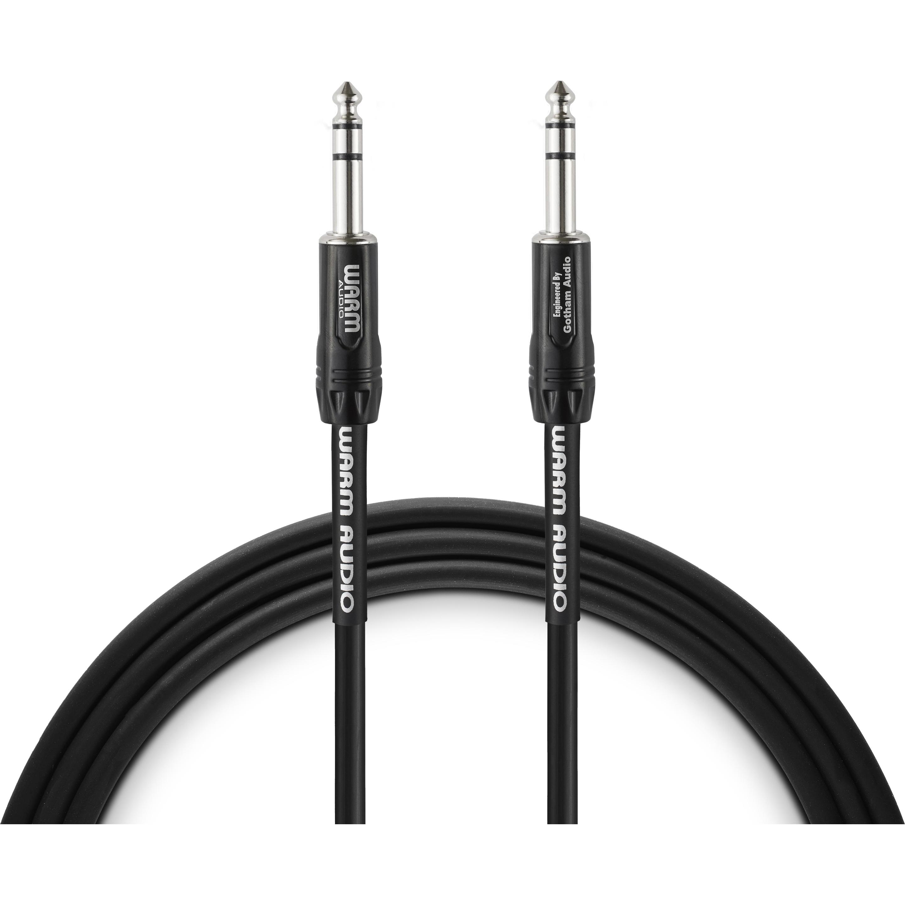 Warm Audio Klinken Verbindungskabel Pro TRS 3 (0.90 m), Audio Kabel