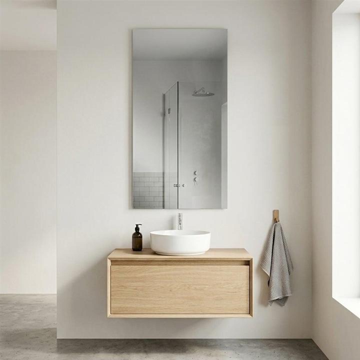 Immagine prodotto Domoletti SPECCHIO APPESO SEMPLICE CON BORDO A C 120X60 CM (60 x 120 cm)