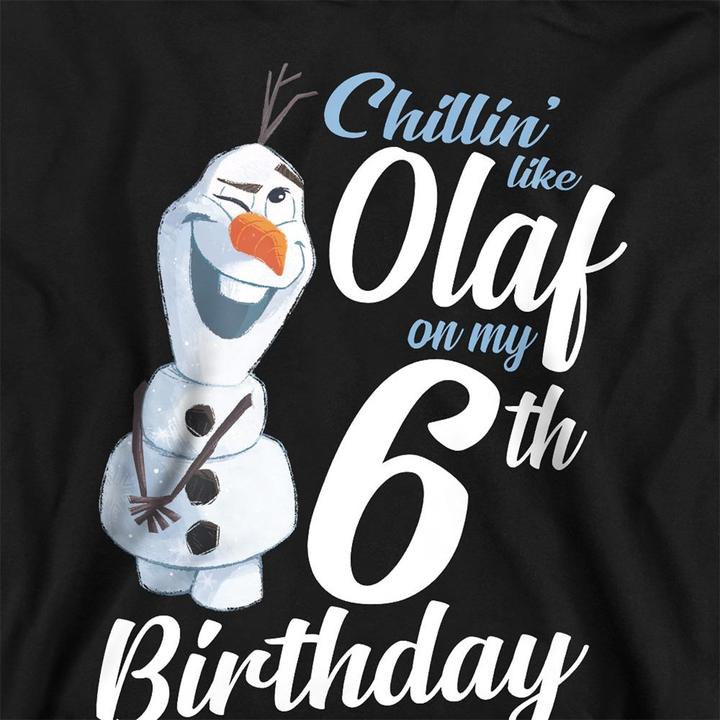 Produktbild Disney Frozen Chillin Like Olaf Kapuzenpullover meliert 6 Geburtstag (128)