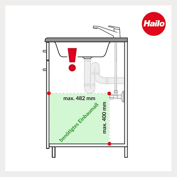 Produktbild Hailo 3666661 Tandem Abfallsystem (30 l)