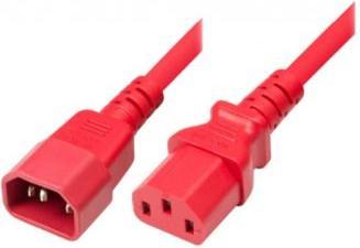Générique AC Power extension cord monitor/UPS Red - 5 m (5 m)
