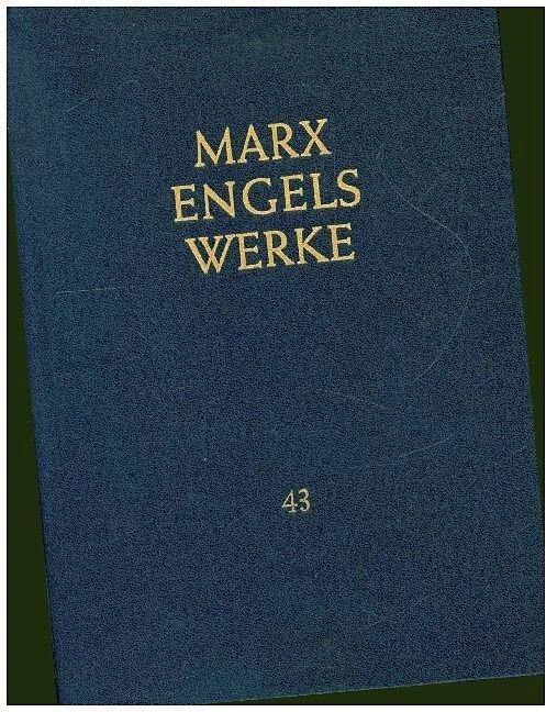 Produktbild Werke 43 (Deutsch, Friedrich Engels, Karl Marx, 1990)