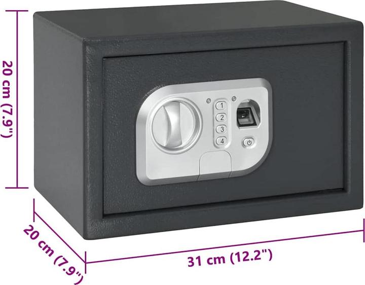Produktbild vidaXL Elektronik Safe (12.40 l)