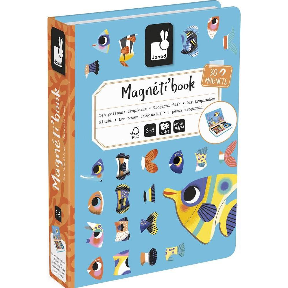 Janod Magnetbuch tropische Fische (3 - 6 Jahre) (190.03031)