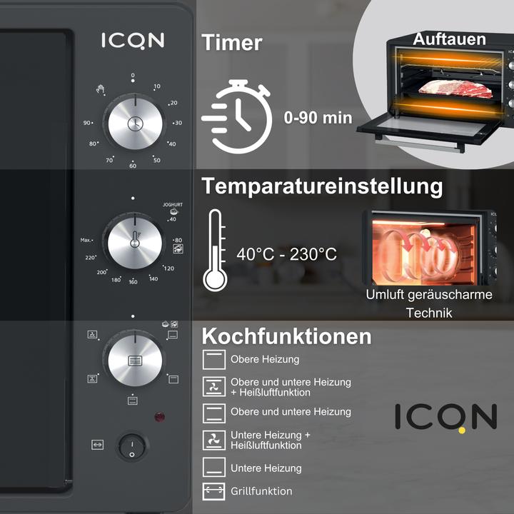 Actual product image Icqn Mini oven