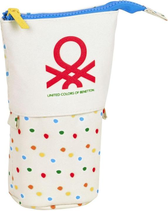 Image du produit Benetton Trousse à crayons debout Topitos Blanc (8 x 19 x 6 cm)