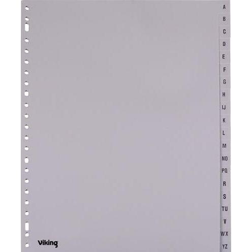 Office Depot, Ordner Zubehör, Register A4+ Grau 23-fach