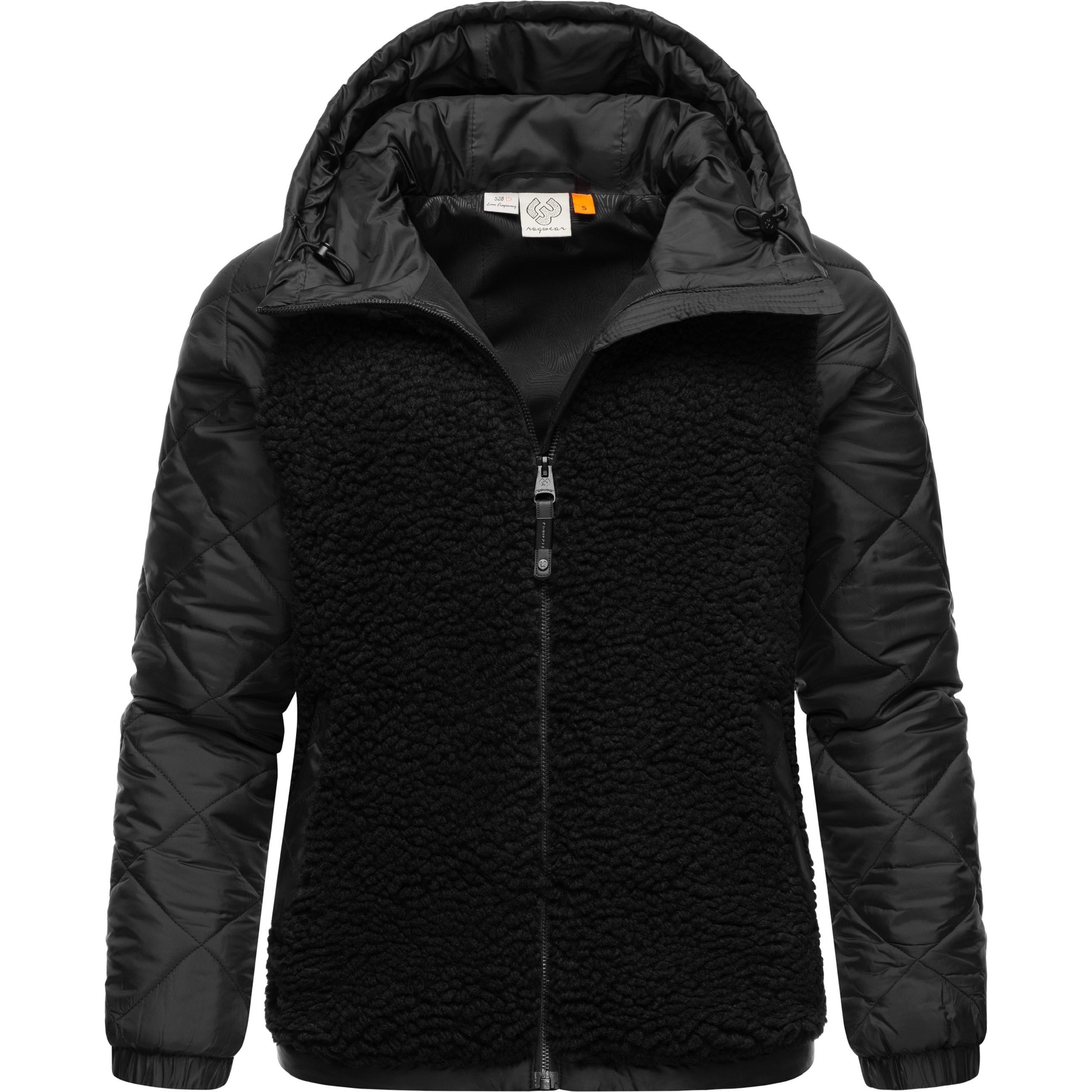 Ragwear, Damen, Jacke, Leeloo (4XL), Schwarz, 4XL