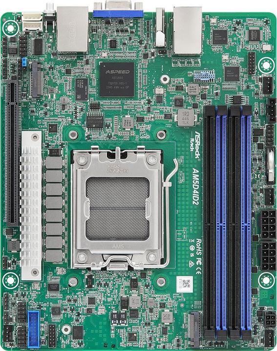 AsRock Mainboard AM5D4ID2 mini-ITX Sockel AM5 Single (AM5, AMD X300, Mini-ITX)