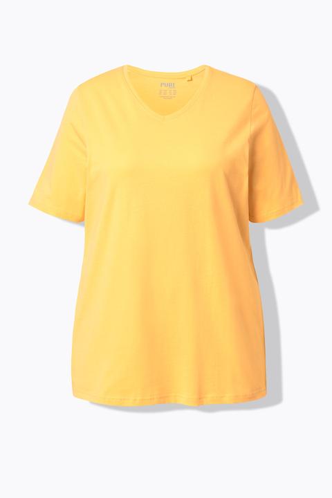 Produktbild Ulla Popken T-Shirts, 2er-Pack, V-Ausschnitt, Halbarm (50, 52)