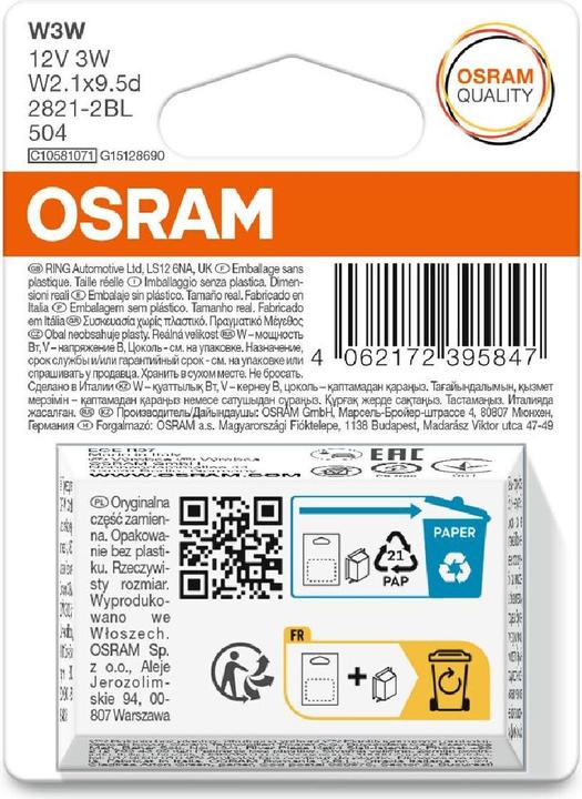 Produktbild Osram Standard (W3W)