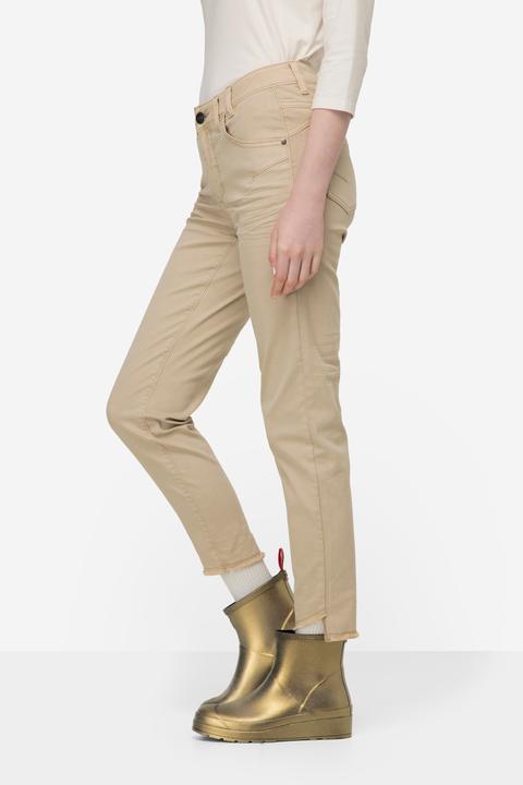 Actual product image Laurasøn Khaki Fringed Hem Jeans (40)
