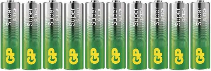 Actual product image GP Batteries GP alkaline battery SUPER AA (LR6)- 10ks (10 pcs., AA)