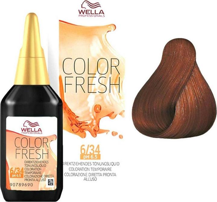 Image du produit Wella Color Fresh Acid (6/34 Blond foncé Or Rouge)
