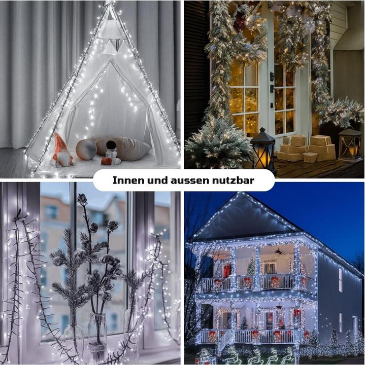 Immagine prodotto Hermex Erweiterbare LED-Lichterkette (9.70 m)