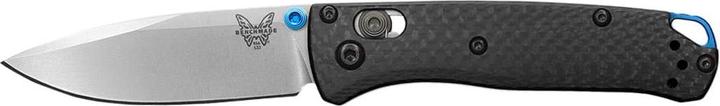 Benchmade Mini Bugout Carbon Fibre Plain (7.16 cm)