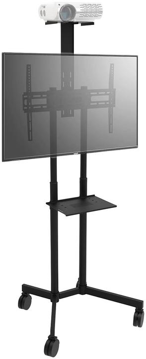 Produktbild General Office Mobiler TV-Wagen mit AV- und Beamer-Halter (70", 30 kg)