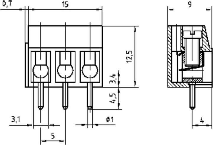 Actual product image H-Tronic Single-button switch control