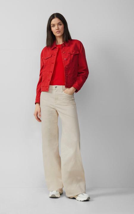 Produktbild S.Oliver Strickpullunder Geripptes Feinstrick-Top im Slim Fit (46)