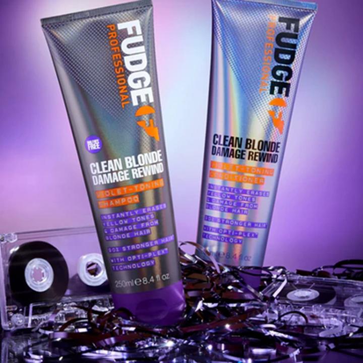 Actual product image Fudge Clean Blonde Violet-Toning (250 ml, Liquid shampoo)