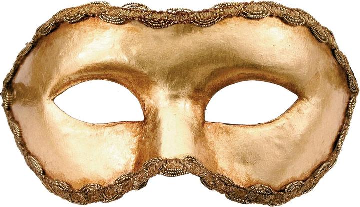 Actual product image Maskworld Colombina oro Venezianische Maske
