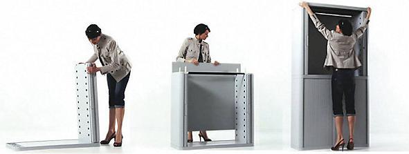 Produktbild Paperflow easyOffice Rollladenschrank (47.5 x 49 x 104 cm)