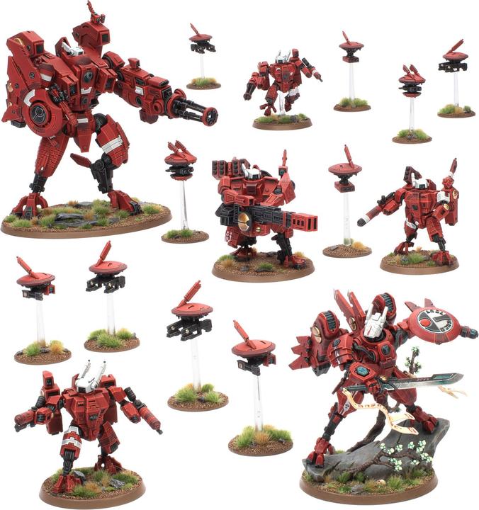 Games Workshop Warhammer AoS - Battleforce Noel 2025 T'au Empire : Cadre Farsight (Plastic)