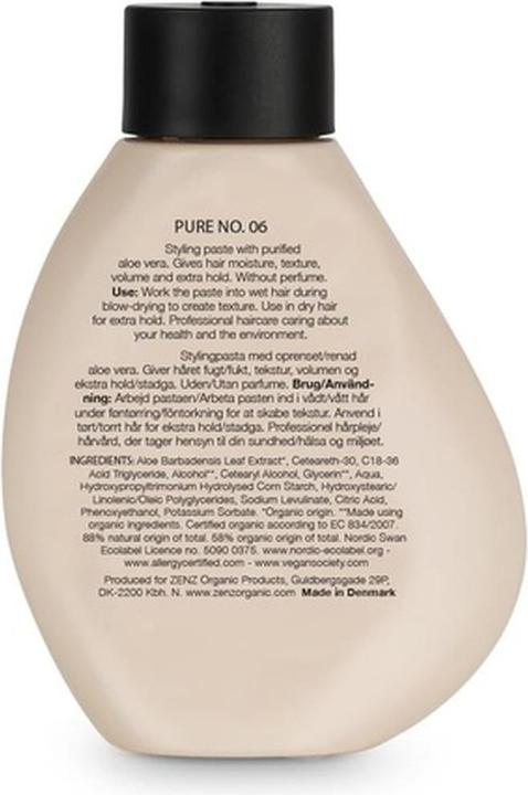 Zenz Organic No.06 Pure Styling Paste 130 ml
