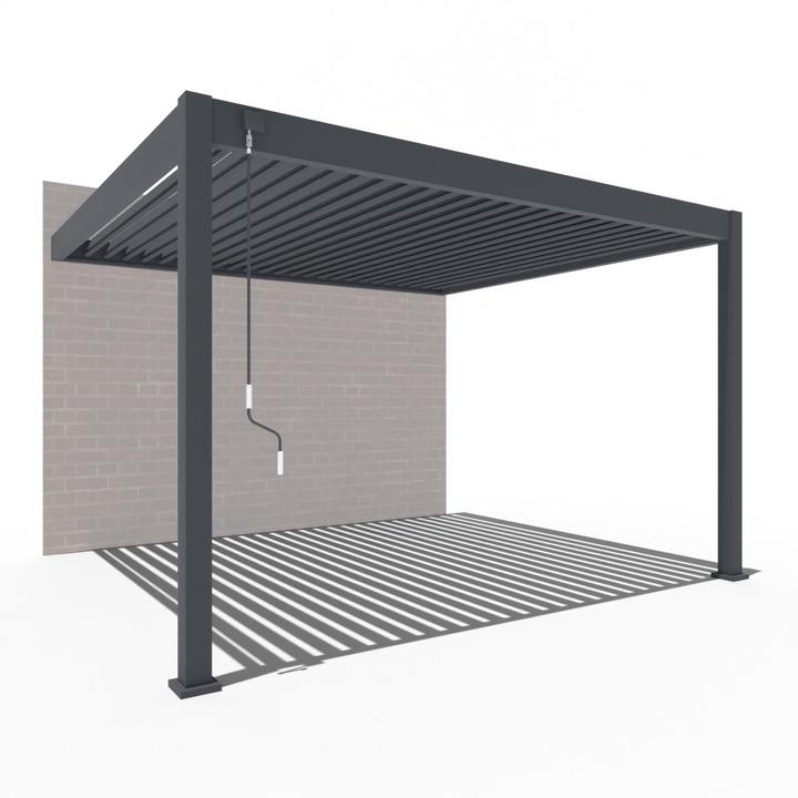 Immagine prodotto Weide Pergola a muro Deluxe Plus 3x4m antracite (400 cm, 300 cm)