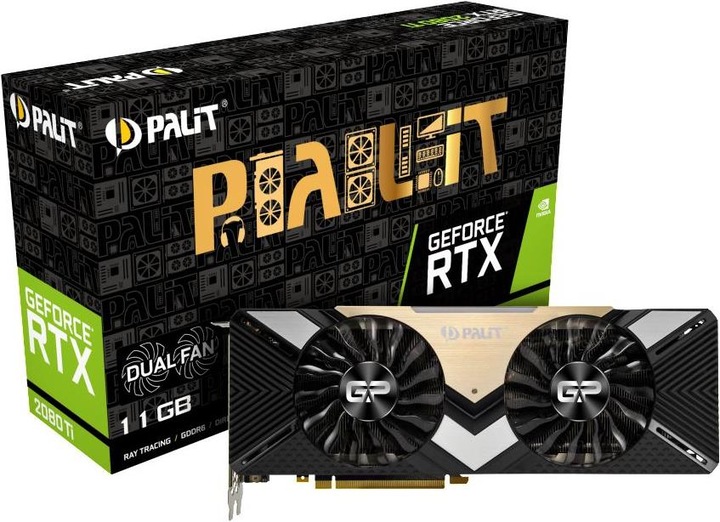 Actual product image Palit GeForce RTX 2080 Ti Dual (11 GB)