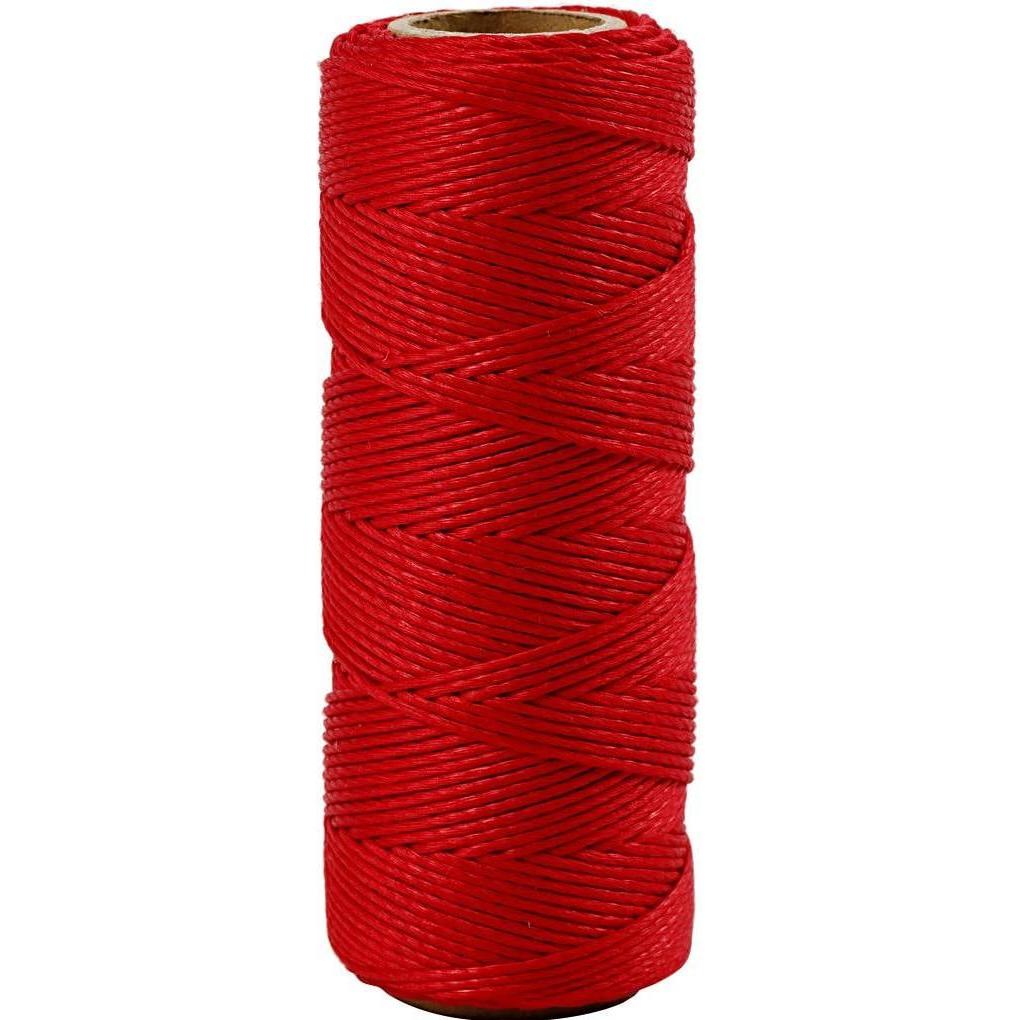 Creativ Company Bambuskordel 65 m Rot, 1 Stück