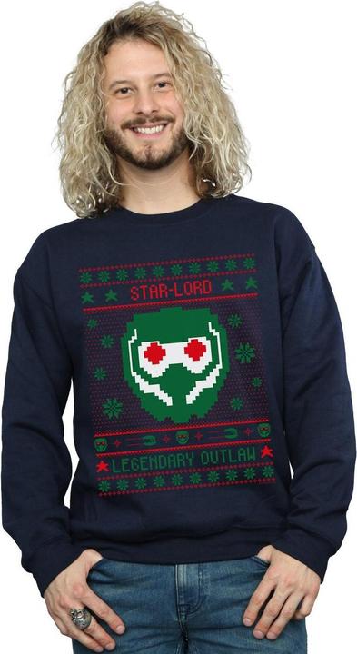 Produktbild Guardians Of The Galaxy Vol. 2 Star Lord Fair Isle Sweatshirt (4XL)