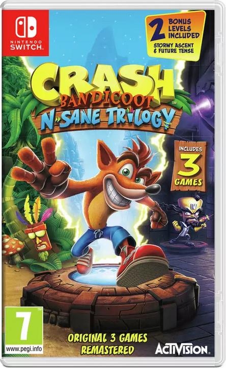 Produktbild Activision Crash Bandicoot N. Sane Trilogy (Switch, Switch Lite, Switch OLED, EN)