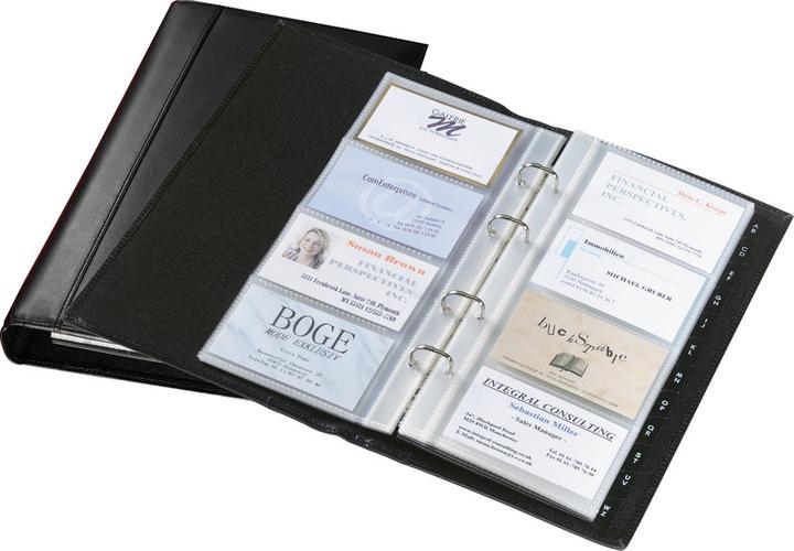 Produktbild Sigel Ice Visitenkartenringbuch Torino (9 x 6 cm)