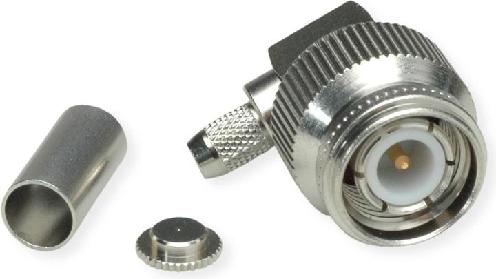 Immagine prodotto Telegärtner Connettore angolare TNC a crimpare G05 50 Ohm, a saldare/crimpare, A0505, G05 (RG-223/U), RG-142 (Presa d'antenna)